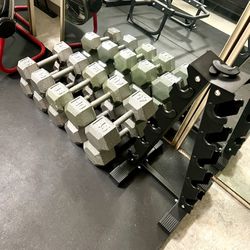 25-45 Dumbbells Weights And Dumbells Stand 