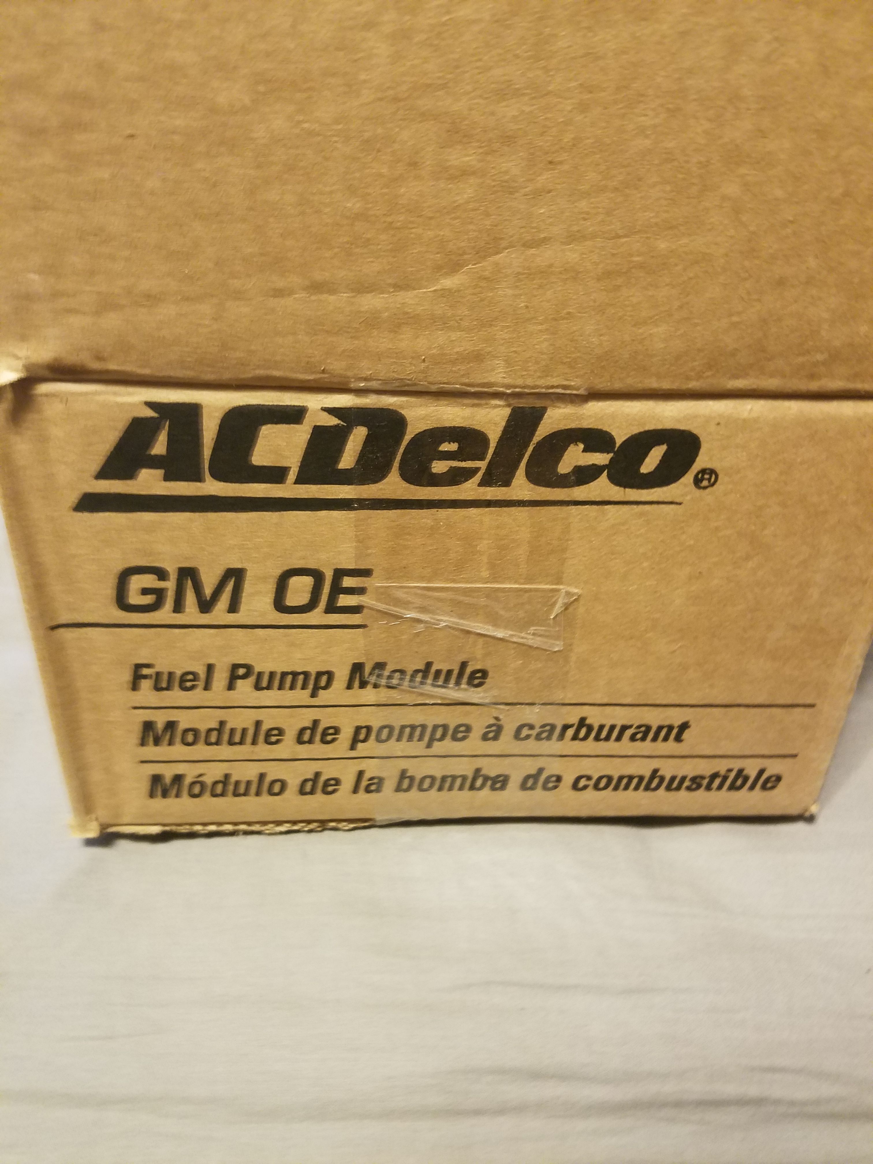 AC Delco fuel pump sending unit GMC sierra Chevrolet silverado