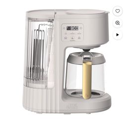 Cafetera Thyme & Table Cafetera de Goteo Programable de 12 Tazas con Depósito de Agua de 60 Oz, 4 Modos de Preparación y Placa de Calentamiento, Blanc