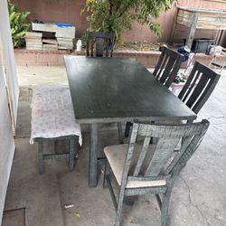 Table and chair