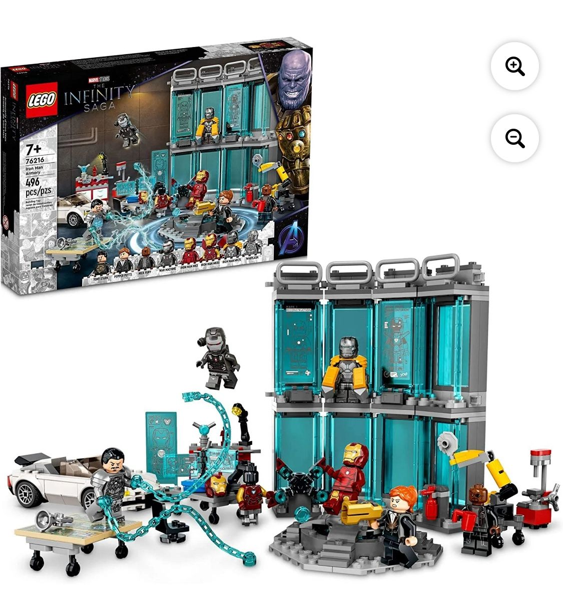 Lego Marvel Super Heroes: Iron Man Armory (76216) The Infinity Saga
