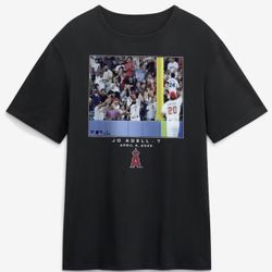 Jo Adell T Shirt Los Angeles Angels 4/4/2026 3 Catch Homerun Robbery 