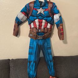 Boys Medium Captain America Costume