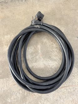 Black 30-Amp 25-Foot RV Cord - Untested, Connector Wear
