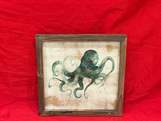 Modern Framed Octopus Art Print Crate & Barrel, DWR,