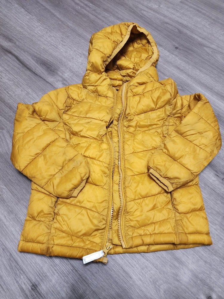 4 Year Old Boy Puffer Jacket With Hoodie