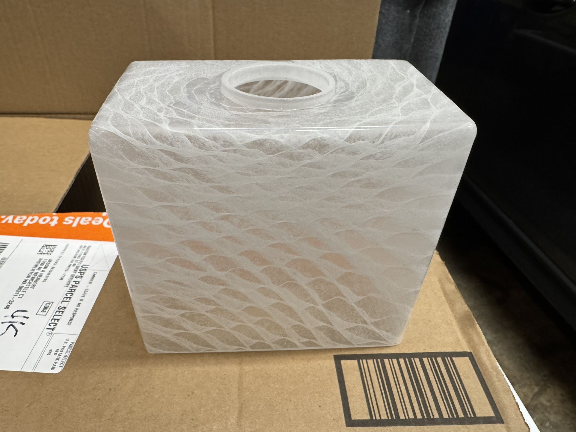 Artesian Glass Vanity Shades