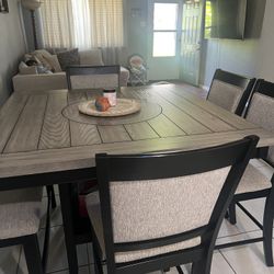 Dining Table And Sectional