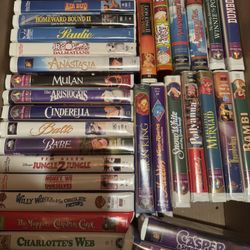 Various Disney Vhs