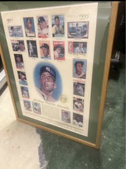 Mickey Mantle 52-69 Topps Print 