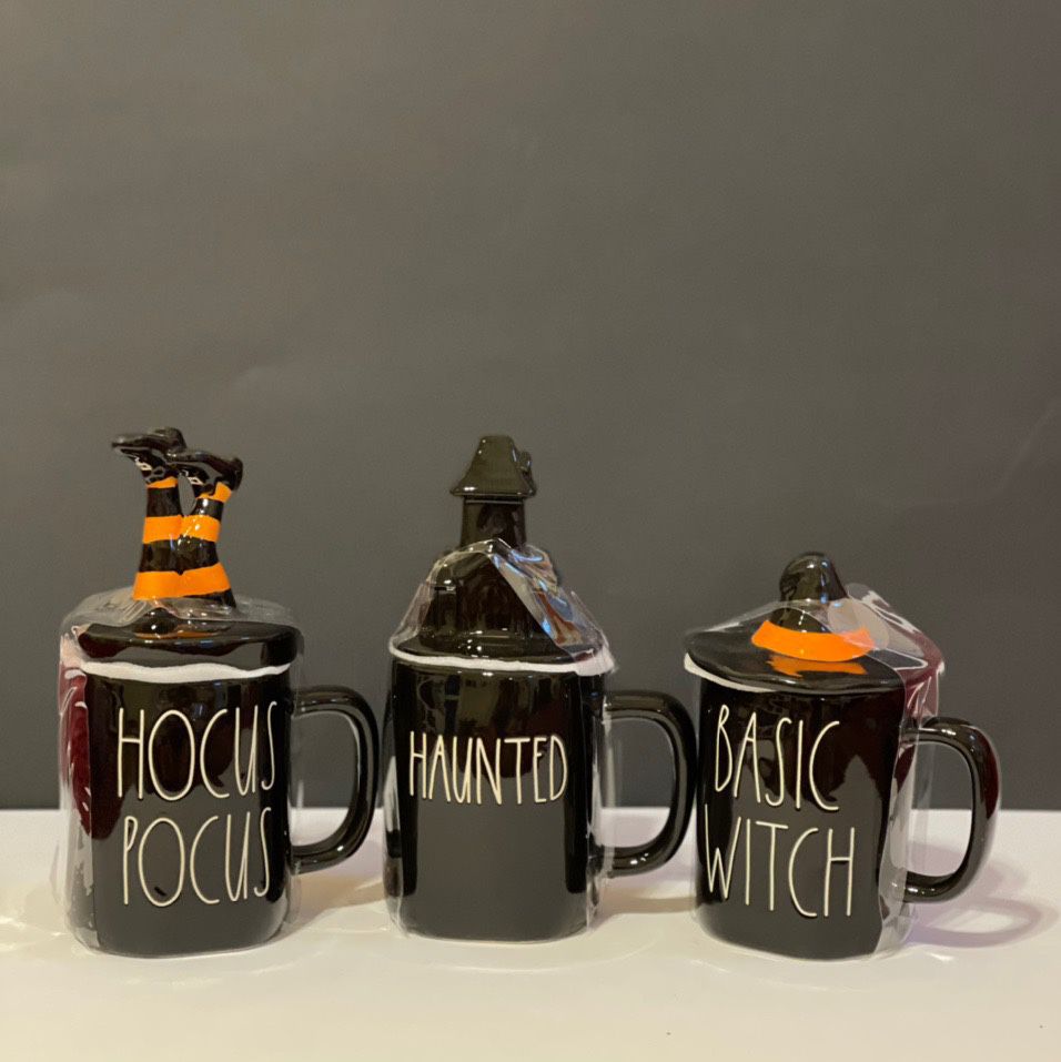 Rae Dunnn Halloween mugs set of 3