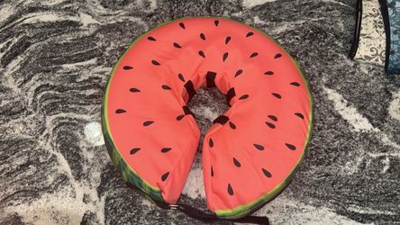 Inflatable Watermelon Pet Cone E-Collar (Soft Recovery Collar)