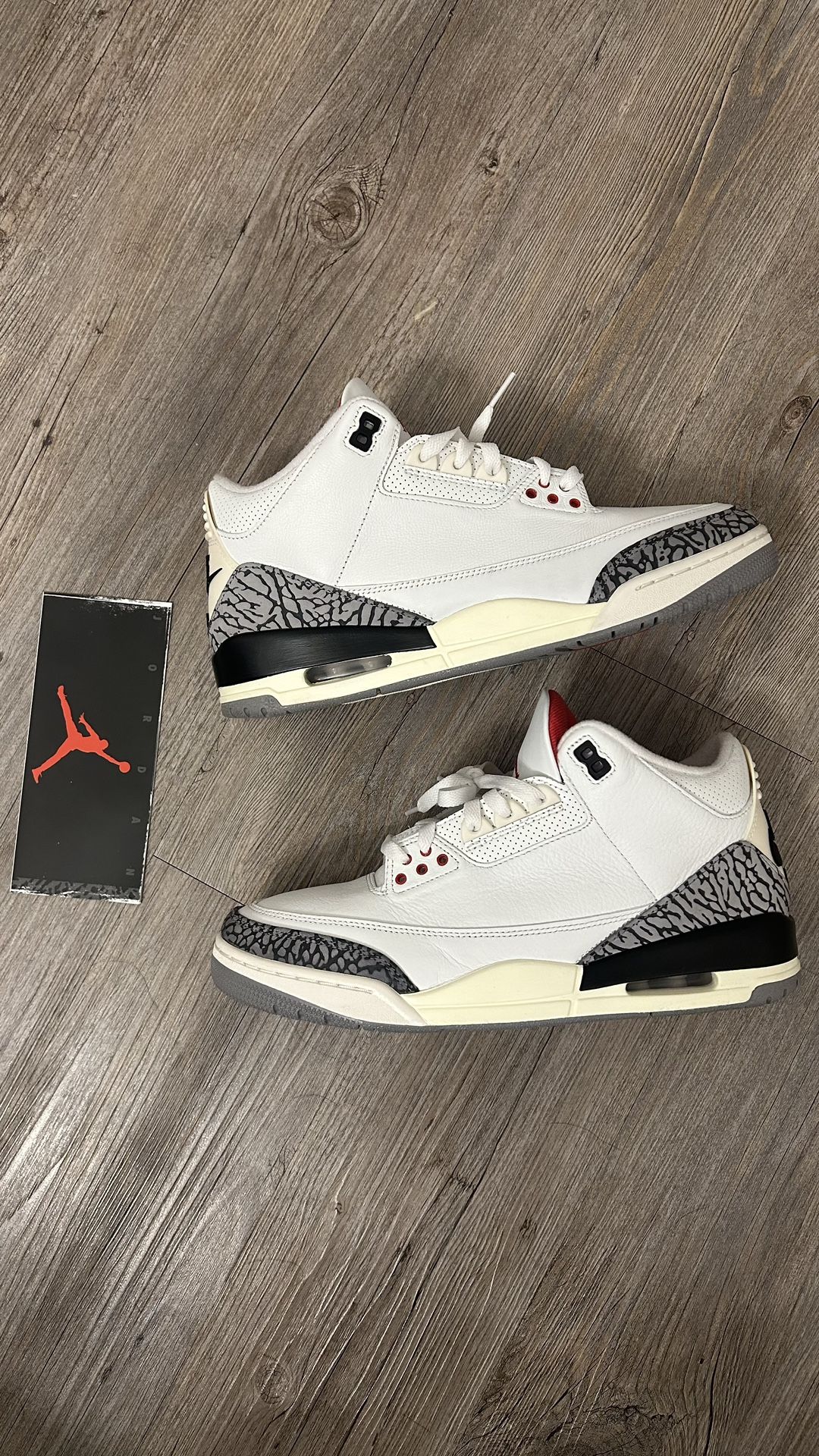 Retro Jordan 3 White Cement Reimagined