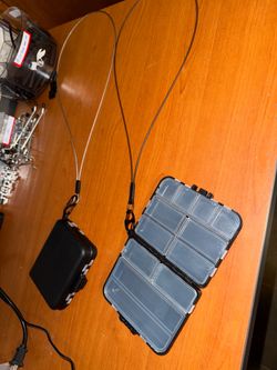 Tackle box neck lanyard