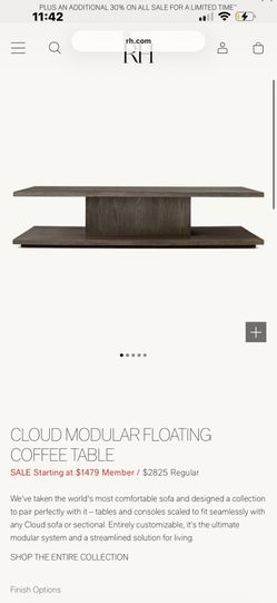 Cloud Modular Coffee Table 