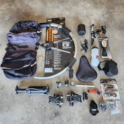 Bicycle Parts And Accessories Lot EVERYTHING FOR 20$