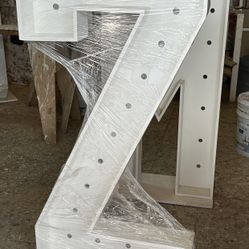 Light Up Wood Letters And Numbers 
