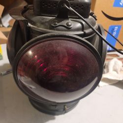 Antique Railroad Signal Lamp 