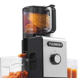 Cold Press Juicer Machines – 6.5'' Large Feed Chute for Whole Fruits & Vegetables, High Juice Yield, Easy To Clean