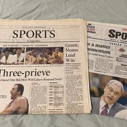 Lakers newspaper 2002