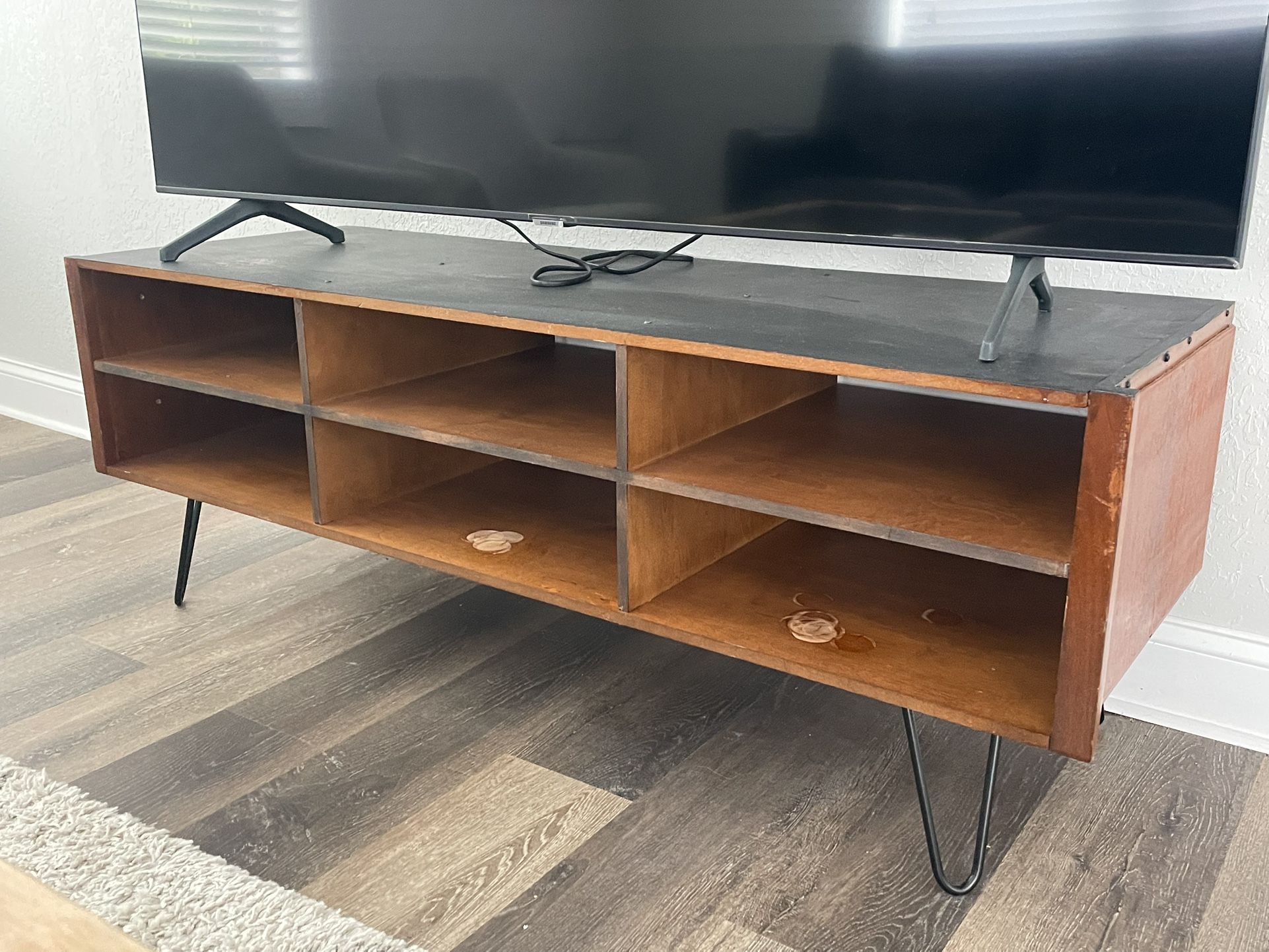 Mid Century Modern Wooden Tv Stand
