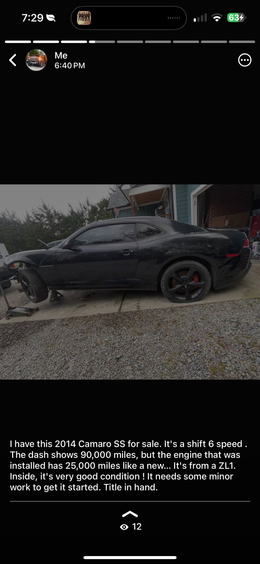 Camaro 2014 Ss Conversation ZL1