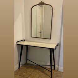 Console Table With Mirror 