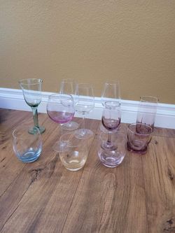 Colored Wine Glasses