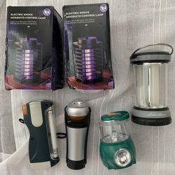 New ! Portable Battery Powered / flashlight/ Lantern Radio Lamp