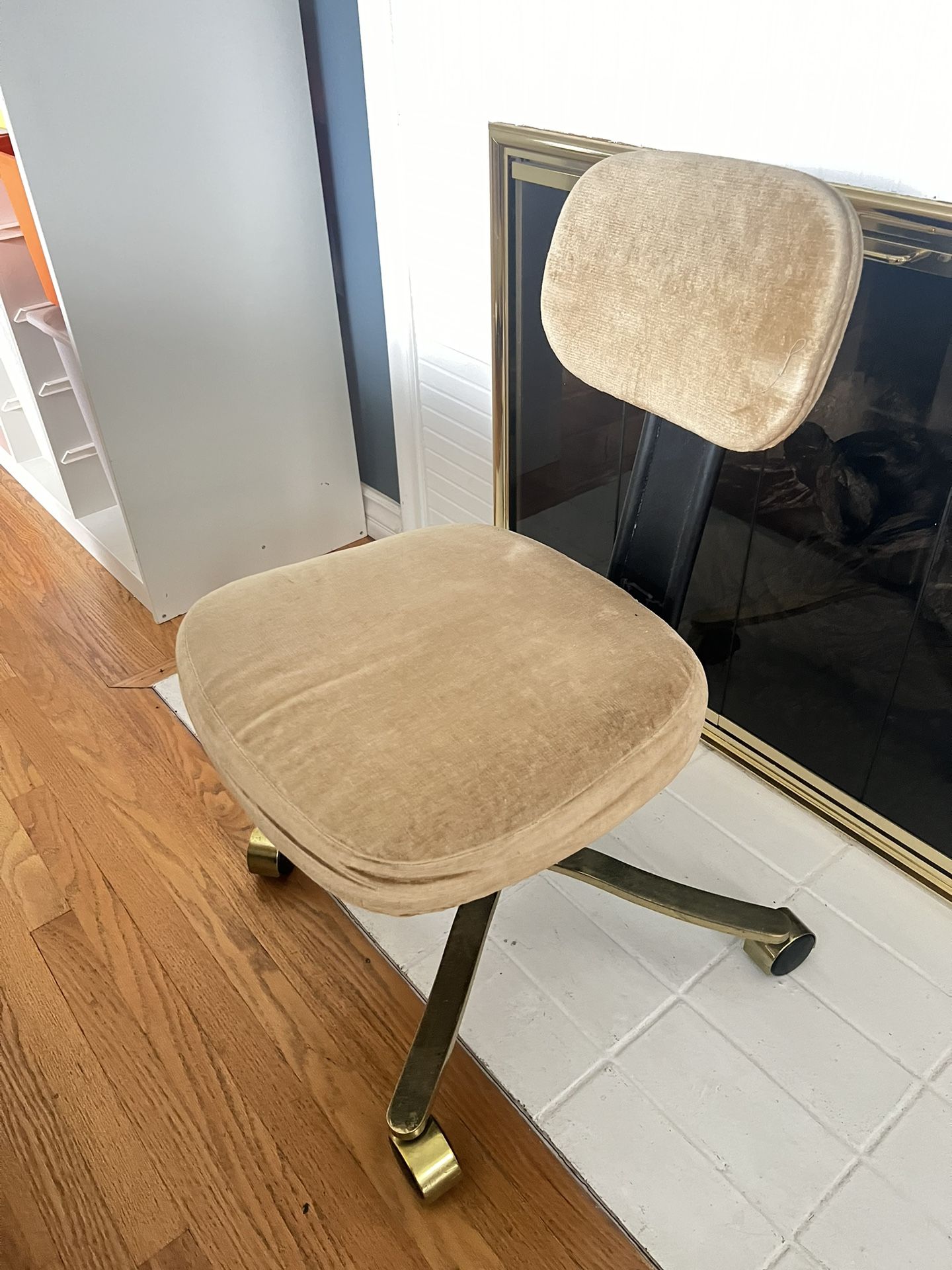 CK Gold Mid Century Modern Industrial Office Chair