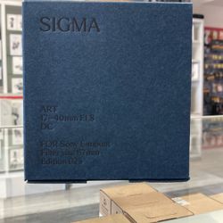 Sigma 17-40mm F1.8 Lens For Sony