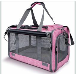 Pet Carrier for Large and Medium Cats, Soft-Sided Pet Carrier for Big Medium Cats and Puppy Dog Carriers Cat Carriers, Pet Privacy Protection Travel C
