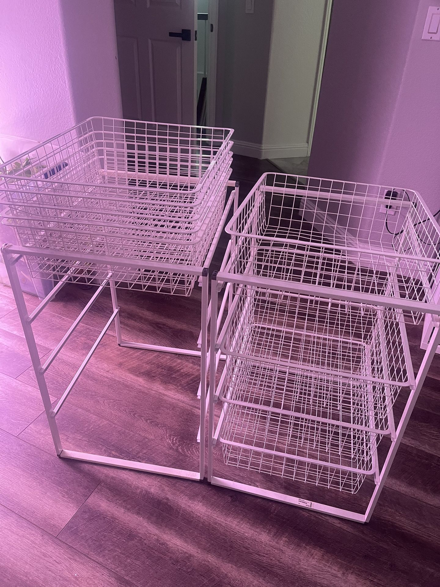 IKEA Wire Basket Storage Racks (2 Total) 