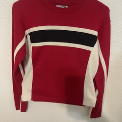 Red Long Sleeve Sweater - Size M- Needs to go ASAP