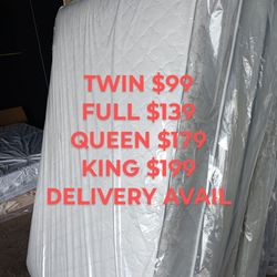 King Queen Full Twin Mattress Bed Delivery  cal king