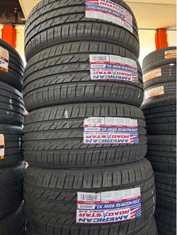 ✔️✅235/40/18 vendo set de llantas nuevas América