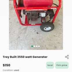Troy Build Generator 3550 