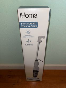 iHome 3-in-1 Corded Stick Vacuum Cleaner