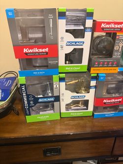 Kwikset & Schlage Door Hardware Bundle – 6 Pieces