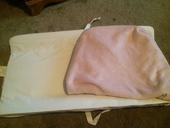 Baby changing table pad and cover $20