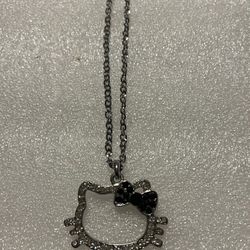 Hello Kitty Necklace (charm Nice Size)