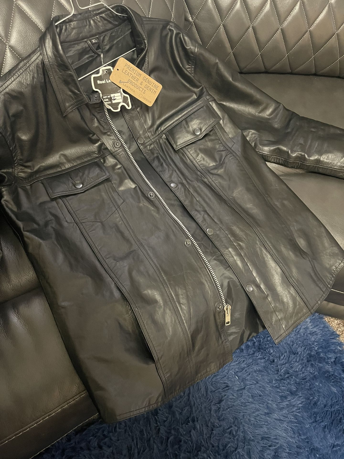 Light weight Leather Jacket