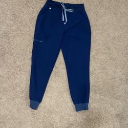 Figs Women’s S Petite Navy Zamora High Waisted Joggers