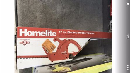 Homelite electric hedge trimmer