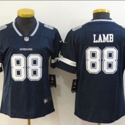 YOUTH DALLAS COWBOYS STITCHED FOOTBALL JERSEY 