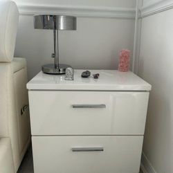 🤍White🤍 Nightstand BRAND NEW 
