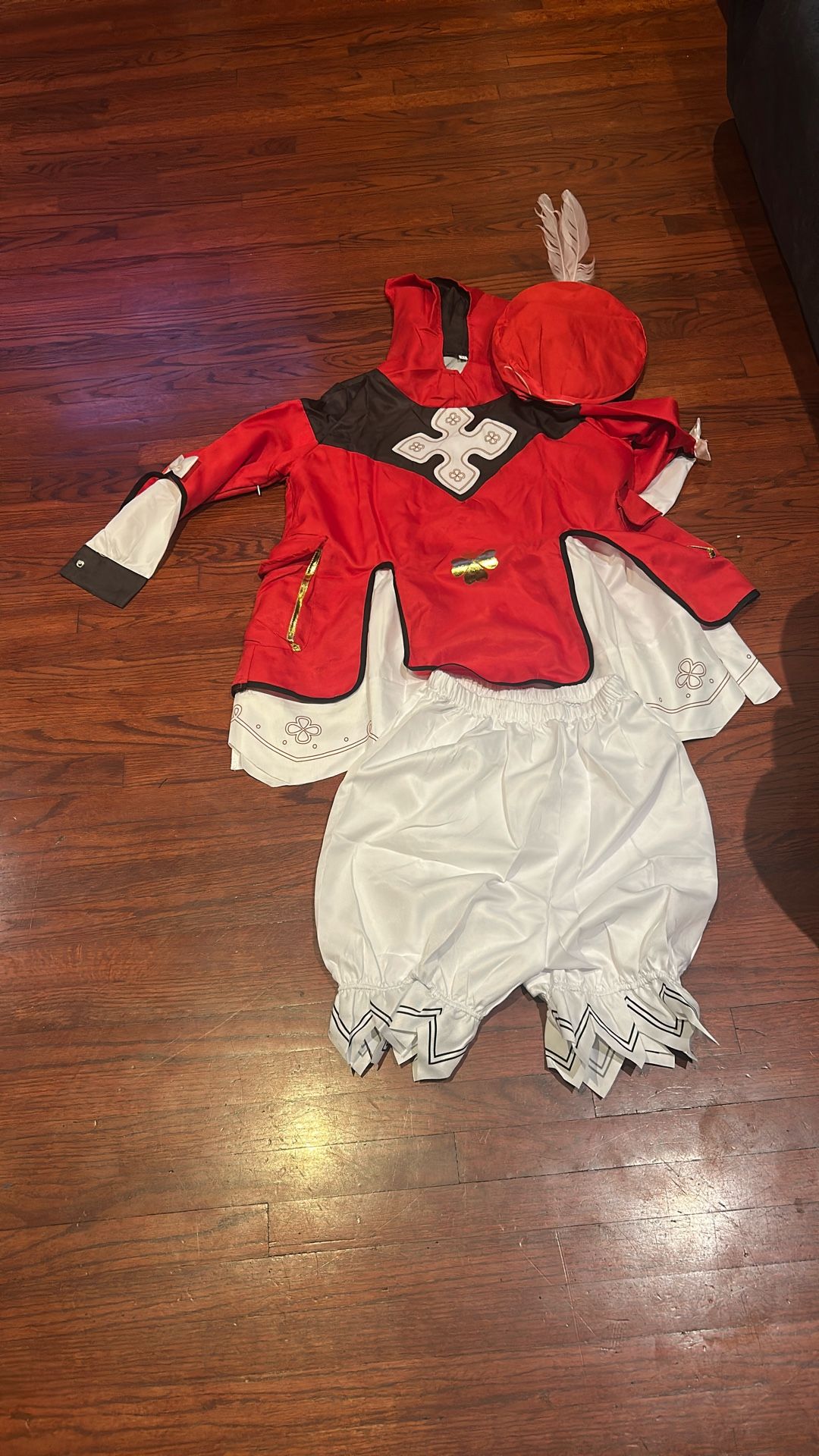 New Genshin Impact Long Sleeve Top Hooded Cosplay Medium