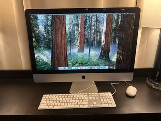 2019 Apple iMac 27-inch 5k Retina Display 32gb Ram 3ghz Intel Core i5 Processor 500gb Storage. macOS sequoia. Wired Keyboard And Mouse. Works Great 