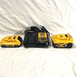 Brand New Dewalt XR5Ah Battery , 2Ah Battery of brand new charger