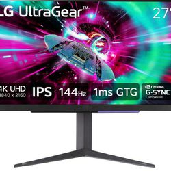 LG 4K Gaming Monitor 27" 1ms GtG Almost NEW